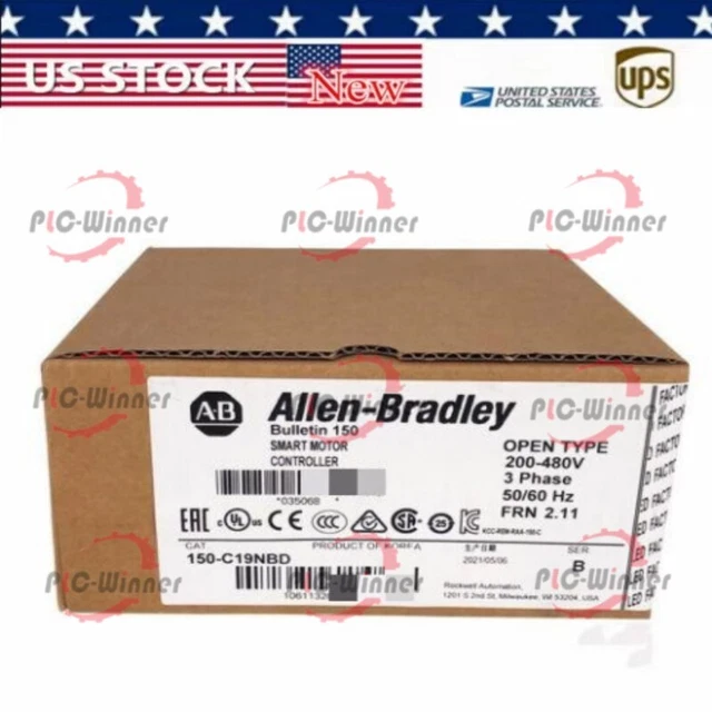 150-C19NBD Allen-Bradley SMC-3 Smart Motor Controller AB 150C19NBD Sealed IN BOX