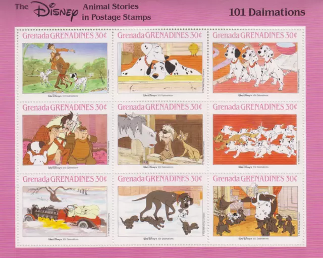 Walt Disney Dalmatian Grenada Greadines Mint 7972