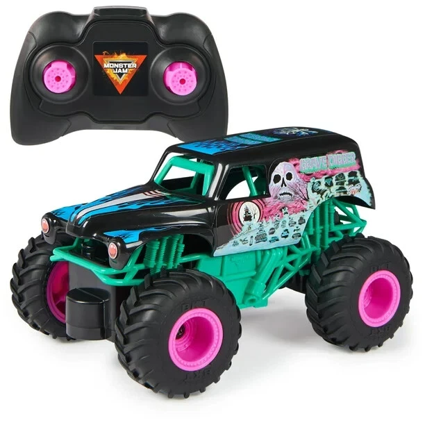 MONSTER JAM REMOTE Control RC Monster Grave Digger Truck Car 2.4Ghz 4WD