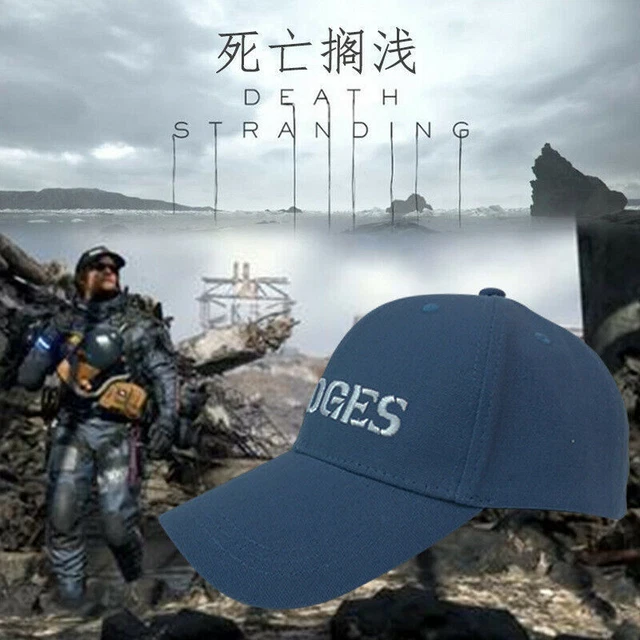 Cappello Da Sole Con Ricamo Sam Bridges (Death Stranding), Regolabile, Nero, Cotone