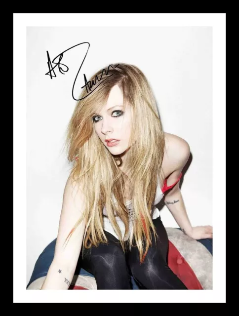 Avril Lavigne Autograph Signed & Framed Photo