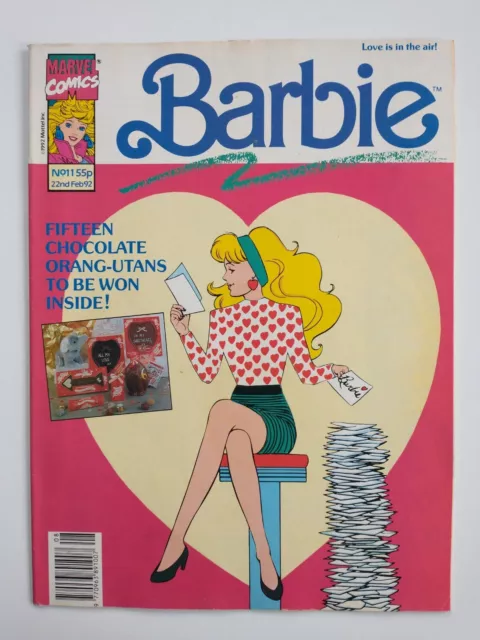 💋 BARBIE Marvel UK Comics - 22nd February 1992 - Issue No. 11 - Ghostbusters