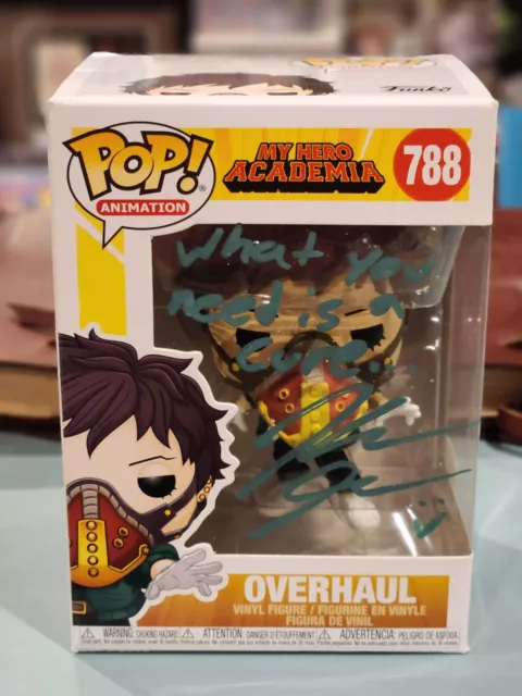 Funko POP! Animation My Hero Academia 788 Overhaul Autographed wJSA