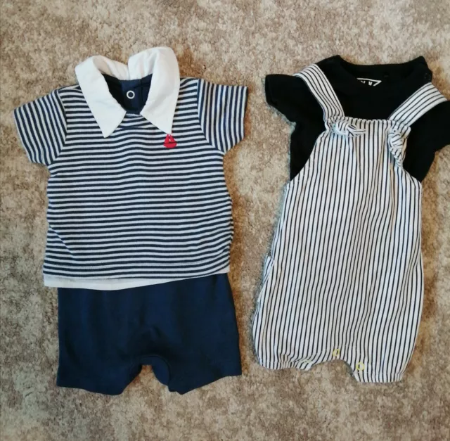 Grande pacchetto di abiti e vestiti per bambino ~ età 0-3 mesi 4
