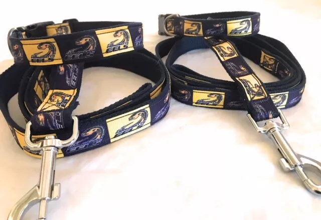 Parramatta Eels NRL Dog Collars and Leads - New Design