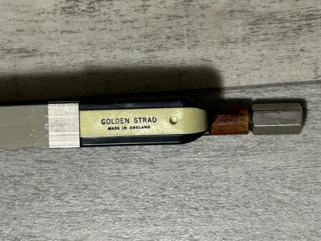 Golden Strad Viola Bow Made in  England In Good Condition