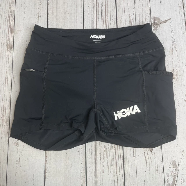 Hoka One One Black Spandex Running Shorts Womens Size XS X-Small 3" Inseam