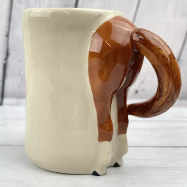 Vintage Happy Appy Valley Studio Horses Behind Mug Rear Tail Handle