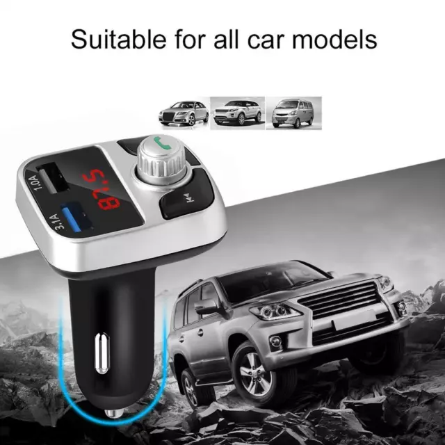 Drahtlose Bluetooth USB Car Kit LCD FM Transmitter TF MP3 Player Freihändiger