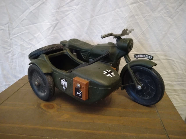 Moto Side-car Allemand Cherilea Toys 1976 – Pour GI Joe / Action Man, Plastique