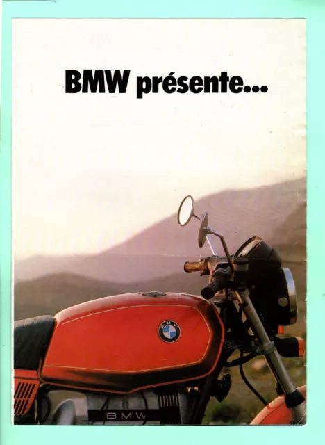 ▬► Prospectus Brochure Catalogue BMW - R45 R 45 R65 R 65 Moto - 1978 4p