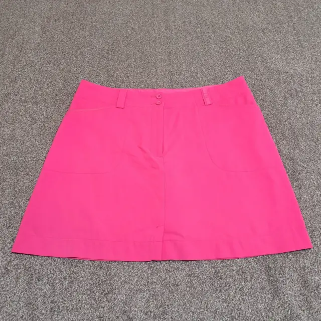 Nike Skort Golf Skirt Shorts Pink UK 16 Dri-Fit Stretch