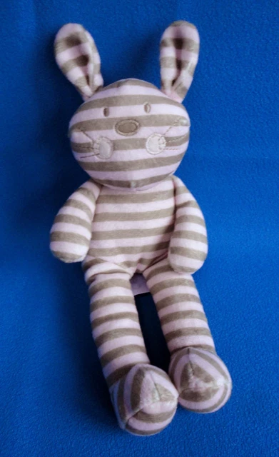 Bunny Rabb It BUNNY RABBIT LAPIN 🐰 PINK & BROWN plush 🐇 soft toy GEORGE ASDA WALMART ...