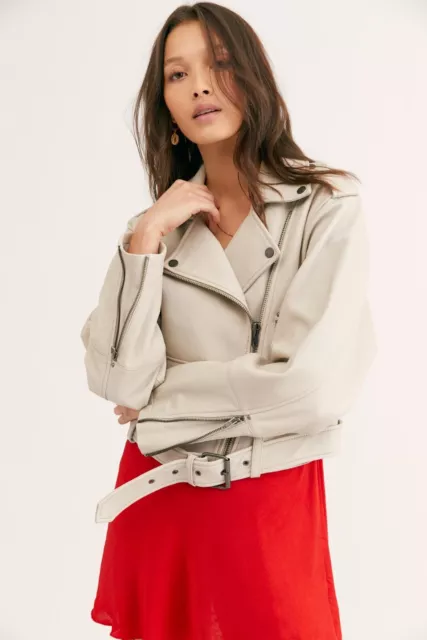 New Free People Slow Moves Moto Jacket size Small MSRP: $420