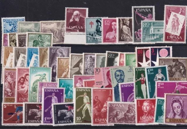 España Segundo Centenario. Tres fichas con 185 sellos nuevos y diferentes