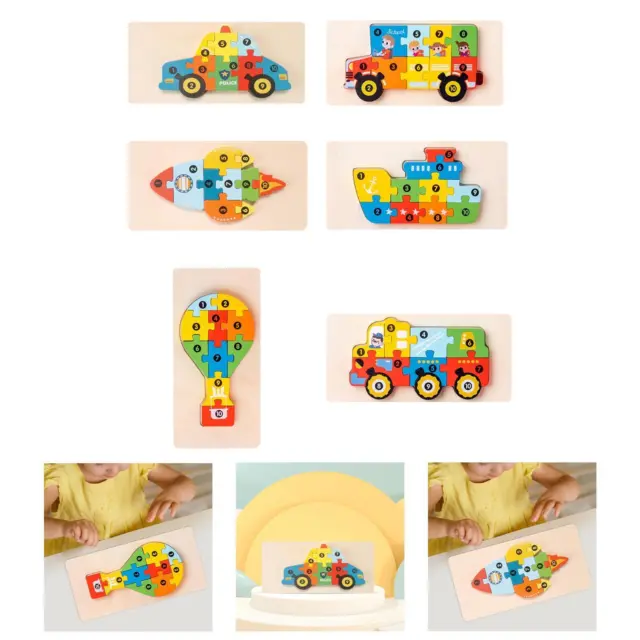 Wooden Puzzles for Toddlers 1-3 Montessori Toys for 3 Year Old for Preschool