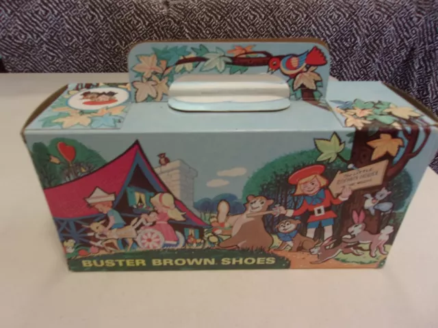 Vintage 1960's  Buster Brown Show Box "Little Brown House" Bisgaard Albert Lea