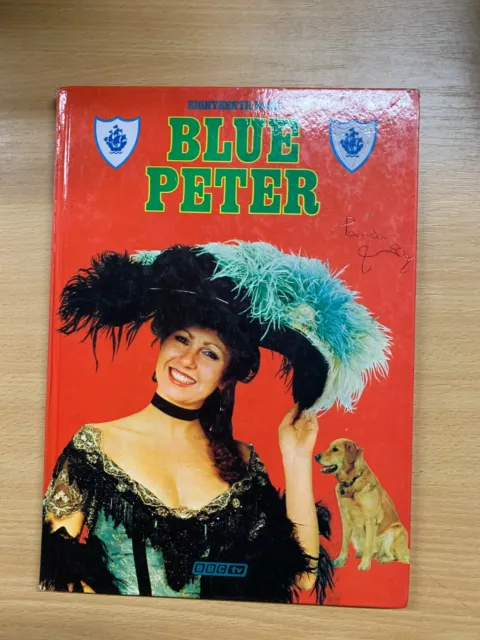 1981 Bleu Peter Annual #18 Dix-Huitième Livre Grand Livre Cartonné (P3)
