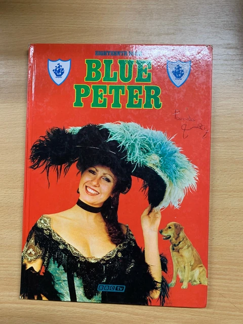 1981 Bleu Peter Annual #18 Dix-Huitième Livre Grand Livre Cartonné (P3)