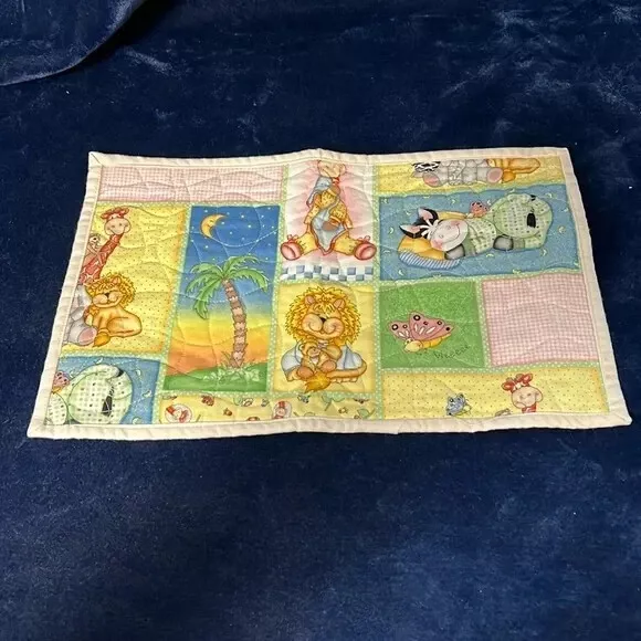 Child's Animal Fabric Quilt Piece