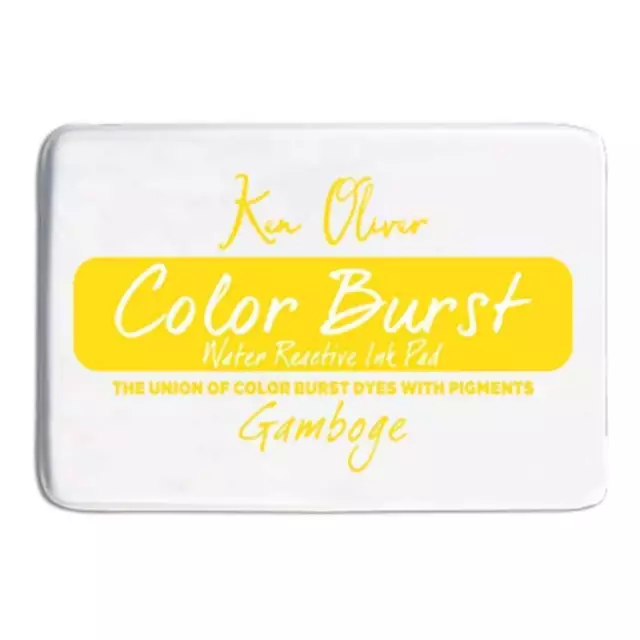 Ken Oliver Color Burst Ink Pad - Gamboge