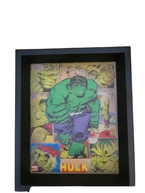 Marvel The Incredible Hulk in 3D Framed Picture Shadow Box