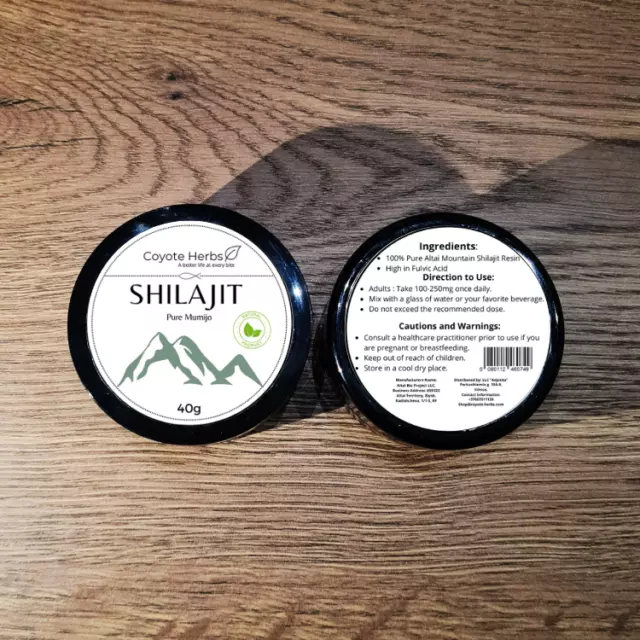 Shilajit - Extrait de résine premium des montagnes de l'Altaï 40g Mumijo, Mumiyo 3