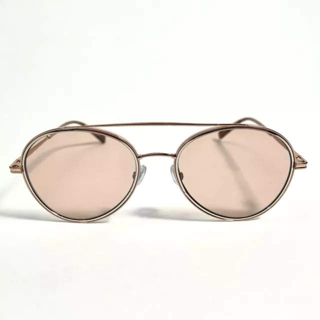 Max Mara Pilot Sunglasses Lightweight Pink Lens MM WIRE II 83I70 RRP€239