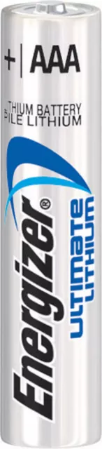 Ultimate Energizer Lithium AAA Micro L92 Batterie 1,5V 1260 mAh FR03 Bulk