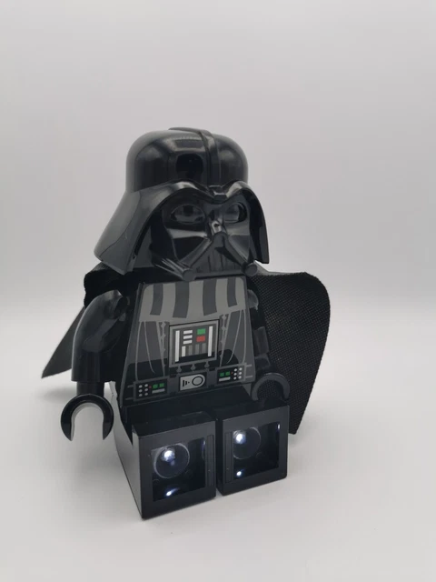 Star Wars  Lego Large 8” Darth Vader Led Torch Light All Working Good condition