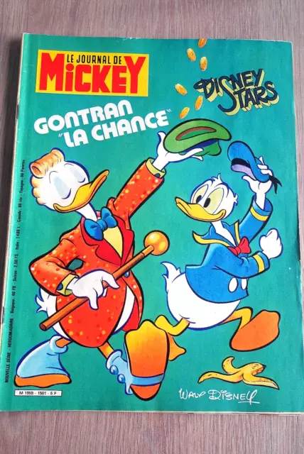 Le Journal De Mickey  N° 1501  -  Avril  1981   /   Gontran  La  Chance