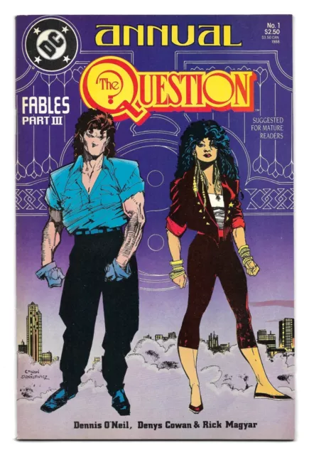 The Question Annual #1 : NM- : "The Silent Parable" : Fables : Green Arrow