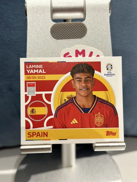 EURO 2024 STICKERS Lamine Yamal, Rookie, ESP 19 £4.19 - PicClick UK