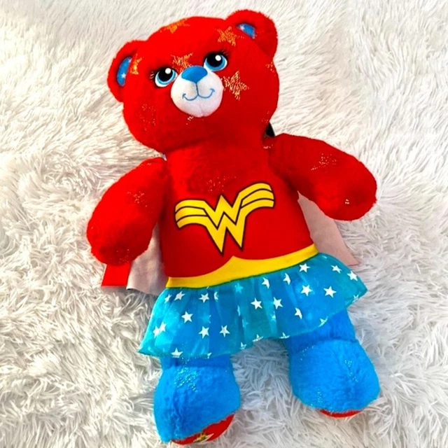 Wonder Woman Plush Build a Bear DC Comics 17" Removable Outfit