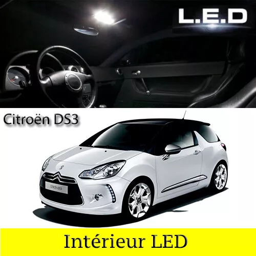 Kit ampoules à LED pour l'éclairage intérieur lumière plafonnier Citroën DS3