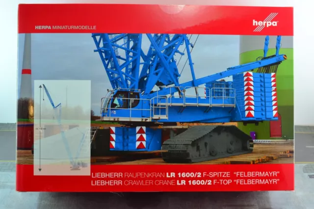 Herpa 308298 F Tip for Liebherr LR 1600 Crawler Crane HO 1:87 Scale