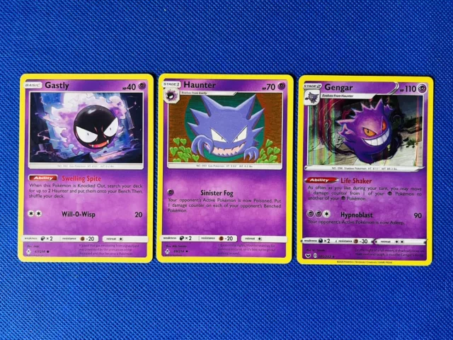 Holo Mega Gengar and Mimikyu/ Custom Holographic Pokémon Card 