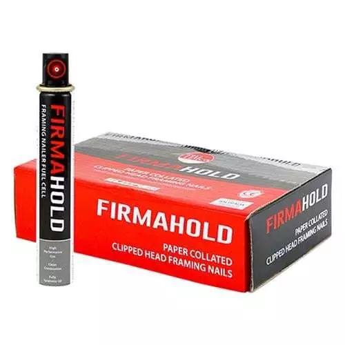 Paslode FirmaHold 1. Fix zugeschnittener Kopfring FirmaGalv Nägel Menge 1100 mit Gas