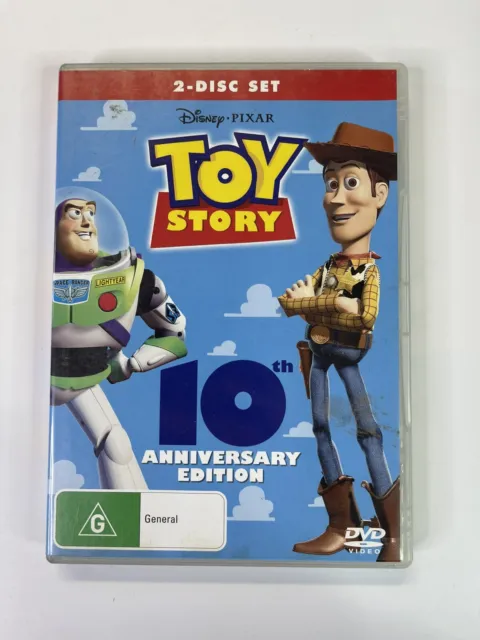 Toy Story 1995 10th Anniversary Edt DVD Movie Animated Family Film Walt Disney