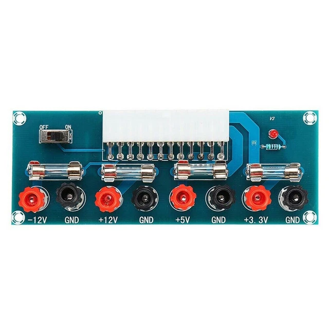 24 Pins Atx Benchtop Board Computer Pc  Supply  Adapter Module T3I32046