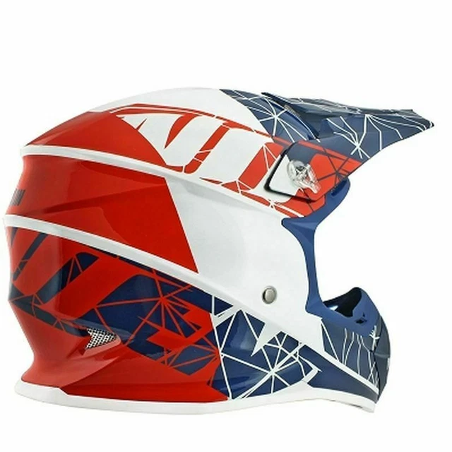 Visière casque cross marque NoEnd cracked enfant rouge - Equipements Visière casque cross marque NoEnd cracked enfant rouge - Equipements