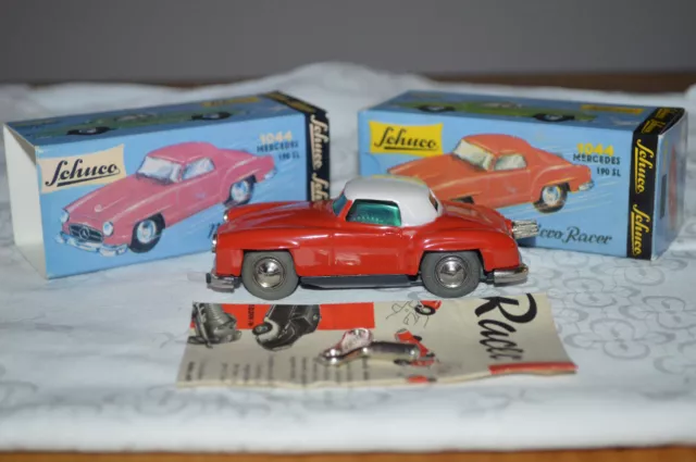 Schuco Micro Racer 1044 Mercedes 190 SL rot/weiß in OVP