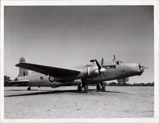 Vickers Warwick Mark V Lm833 Large Vintage Original Press Photo Raf 2