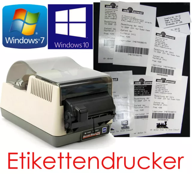 Axiohm Barcode Drucker Label Thermo Cutter Labelprinter Labeldrucker Win 7 10