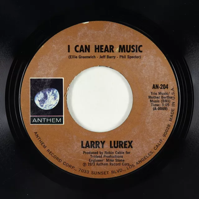 Rock Glam 45 - Larry Lurex - I Can Hear Music - Anthem - Queen - Freddie Mercury