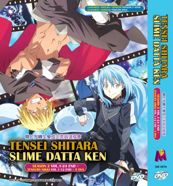 DVD Anime Slime Taoshite 300-nen, Shiranai Uchi Ni Level Max (1-12 End)  English
