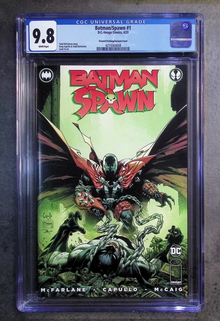 Batman Spawn #1 (2023 DC/ Image Comics) 2nd Print Greg Capullo Variant CGC 9.8
