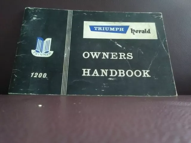 Triumph Herald 1200 Owners Handbook