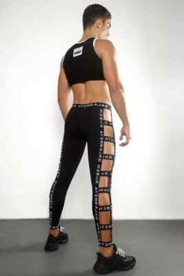 Homme Fetish Hustler Pantalon large gay interest Pantalon en Caoutchouc Cuir Achat Immédiat * 