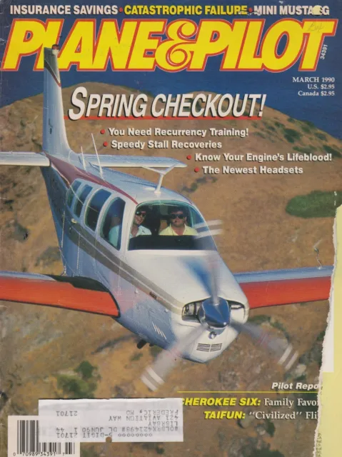 Plane & Pilot (Mar 1990 ) Recurrent, Stalls, Cherokee Six, Taifun 17E, IFR Soup